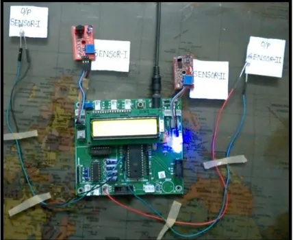 Figure 3. Microcontroller sensor connections 