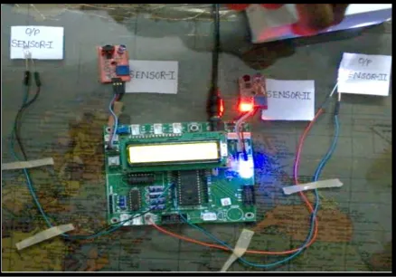 Figure 4. Output when sensor 1 triggered 