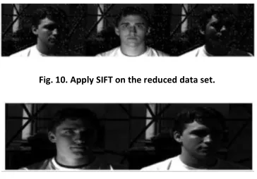 Fig. 10. Apply SIFT on the reduced data set. 