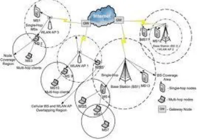 Figure 2: Client server computing environment 