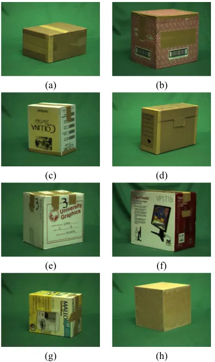 Figure 7. Examples of real boxes used for testing.