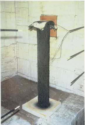 Fig.S.6 Ameron Pipe Coated with Pitt-Char after Hydrocarbon Fire Test