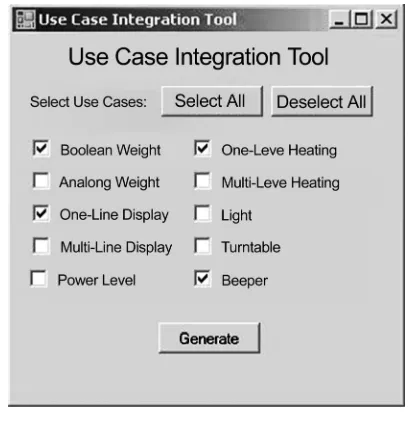 Figure 6. UCEd use case integration tool 