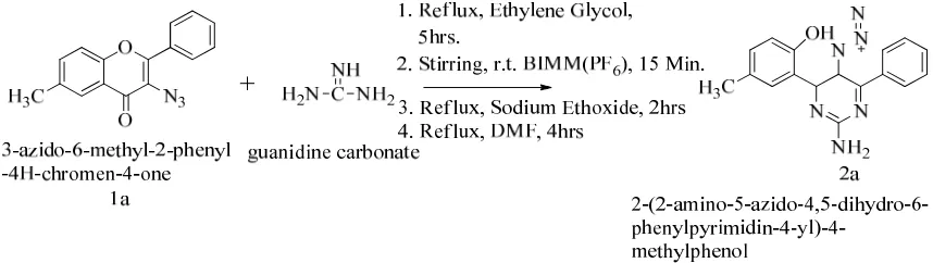 Table 1 List of virtually designed analogues of azido derivatives of pyrimidines  