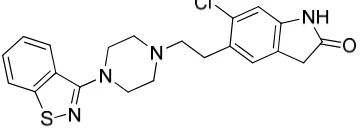 Fig. 1 Chemical Structure of Ziprasidone   