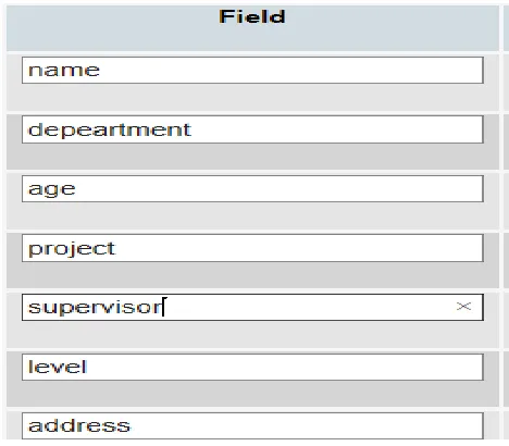 Figure 5:  Illustrate insert data for table  