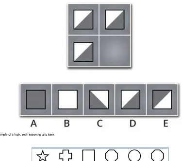 Figure 3 Example of a logic and reasoning test item.