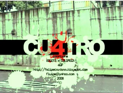Figure 4. CU4TRO (2007), Felipe Cardona. 