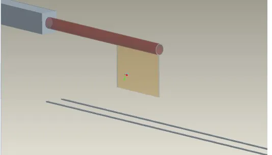 Figure 5.3: Electrode exit arrangement (Design II) 