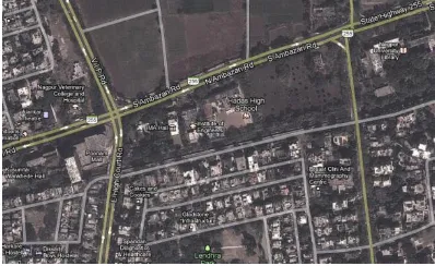 Figure 3: North Ambazari road location for 