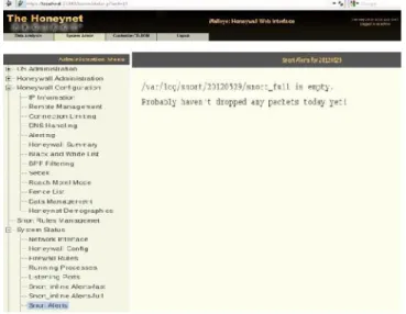 Figure 4 : Snort alert generated file 