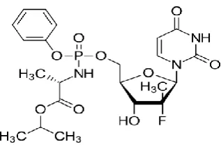 Fig 1: Structure of sofosbuvir 