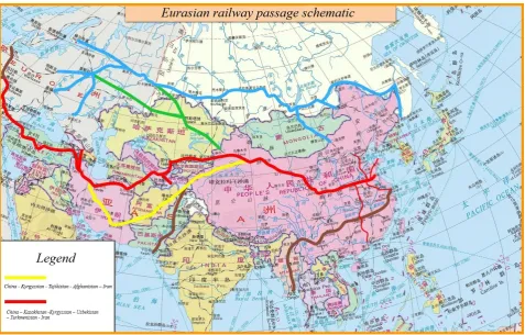 Figure 1. Eurasian railway passage schematic [4]. 