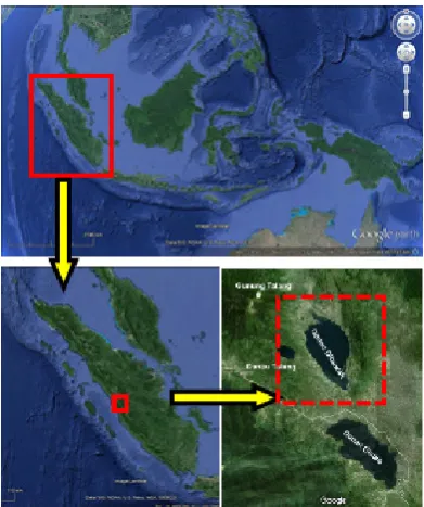 Figure 1.  The location of Dibawah Lake 