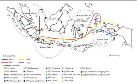 Figure 3.  Distribution of Port Locations Based on the Lau Toll Road t 