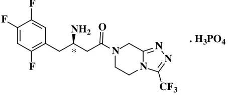 Fig 1: Sitagliptin Phospahte 