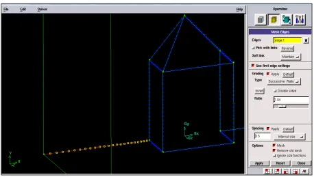 Figure 8.  Construction of number of nodes on the vertical sides of the house 