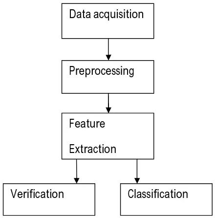 Figure 1: Typical signature recognition system 