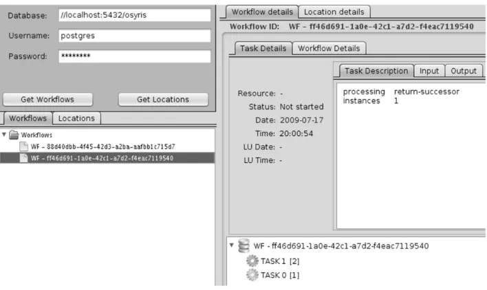 Fig. 4.6. User interface for the Visual Workﬂow Designer