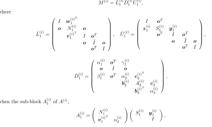 Figure 2.4). Supposing the non-null elements are located in the right-upper corner (this is always possible by