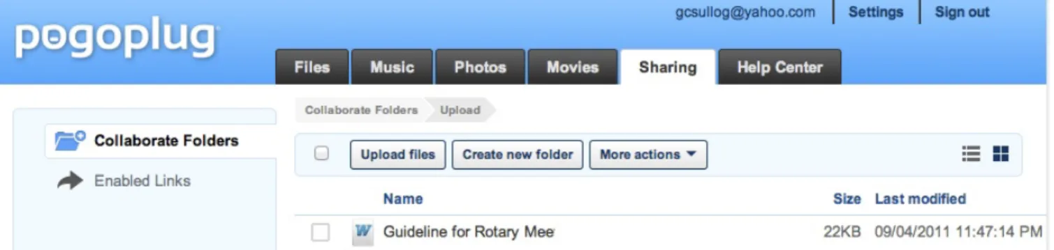 Figure 11: Accessing the Upload Folder (the document shown was uploaded to test the process)