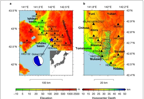 Fig. 1 Index map of the study area. The topography is plotted using the post-processed SRTM 90 m Digital Elevation Data v4.1 (Jarvis et al
