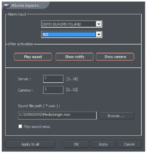 Figure 11: Alarm inputs  