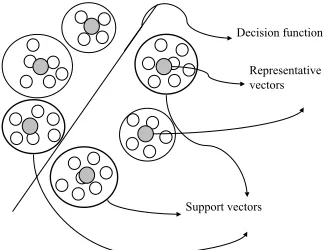 Fig. 3.1. Selecting of support vectors.