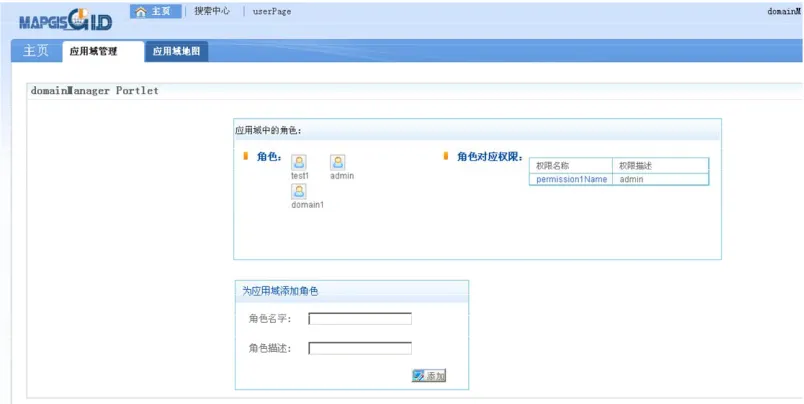 Figure 10. Application domain spatial analysis service 