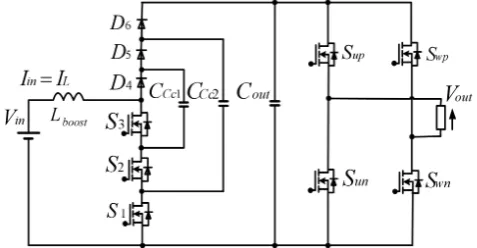 Figure 1. 4-level DC-DC boost inverter system.