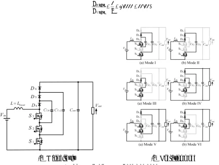 Figure 2. 4-level DC-DC boost converter.