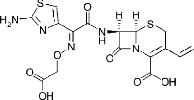 Figure 1: Chemical Structure of CefiximeChemical Structure of Cefixime