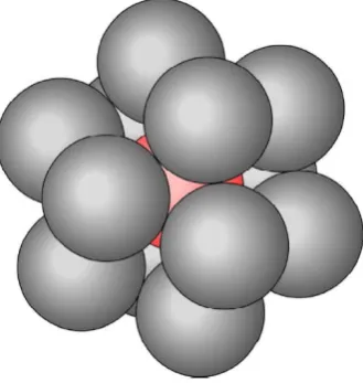 Figure 1. C12 hardsphere dense packing model (Wong et al. 2014, ref. [1]). 