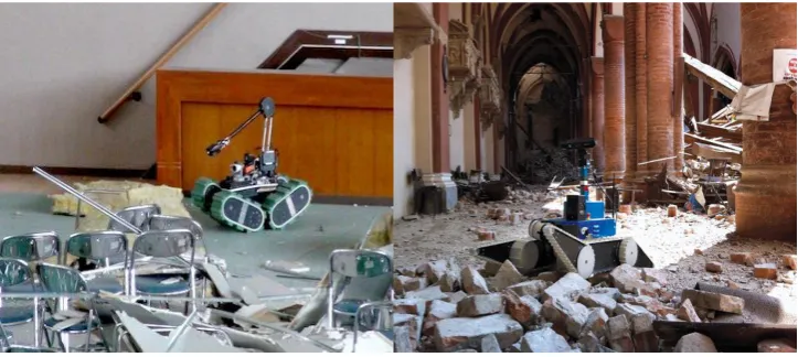 Figure 1.2: Rescue Robots based on vision 