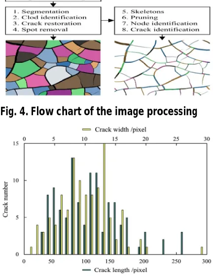 Fig. 4. Flow chart of the image processing  