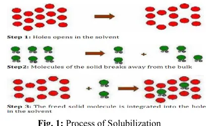 Fig. 1: Process of Solubilization