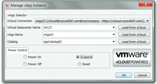 Figure 4: vCloud API assertions in a CloudControl policy.   