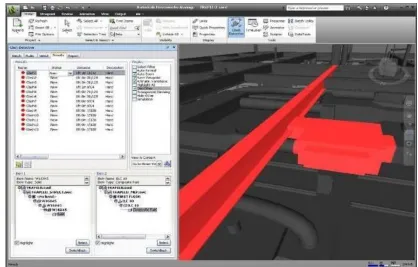 Figure 10.1: 3D model in BIM (clash detection) 