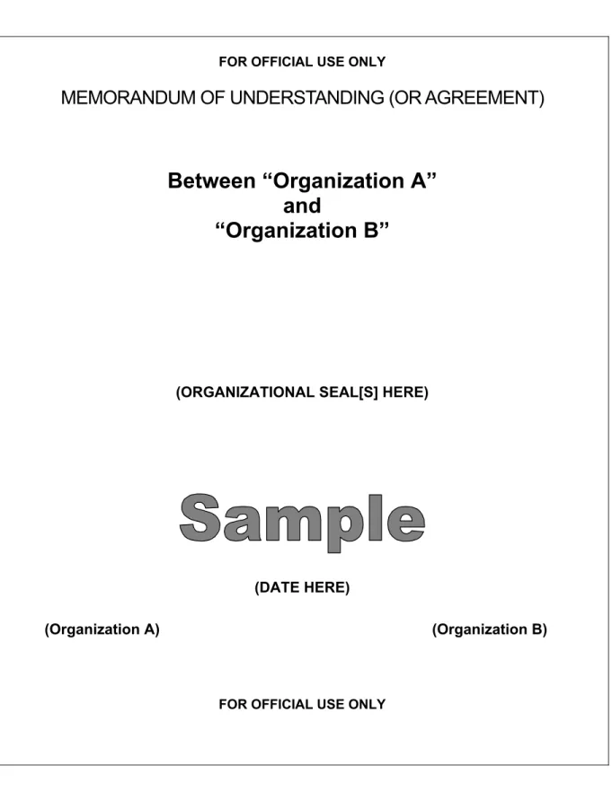 Figure B-1.  MOU/A Sample 