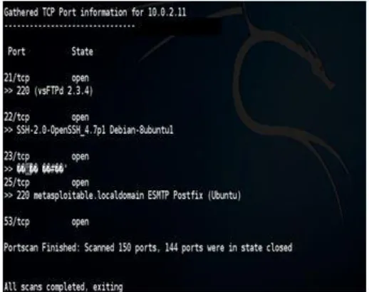 Fig. 6. Metasploit Framework startup screen  