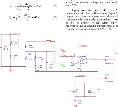 Figure 5.  Proportional Regulator and Connected Integral of a Progressive Load Circuit 