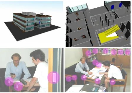Fig. 5.3. Mapping of RFID Tags to Locations in a Wireless Campus Oﬃce