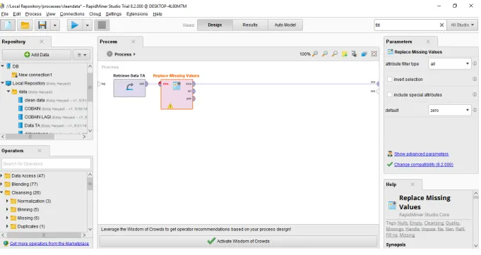 Figure 6.  Data Missing Correction Process 