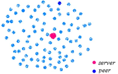 Fig 3: Peer in Bit Torrent network area.