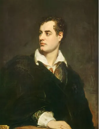 Figure 1: Thomas Philipps, Portrait of Lord Byron (1824)