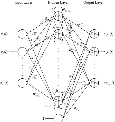 Figure 1. Variable node-to-node link neural network 