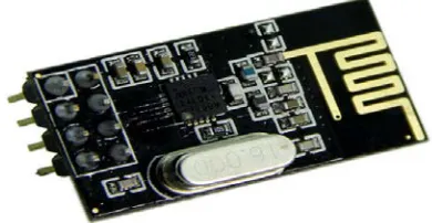 Fig.3 shows the Microcontroller model nRF24L01.  