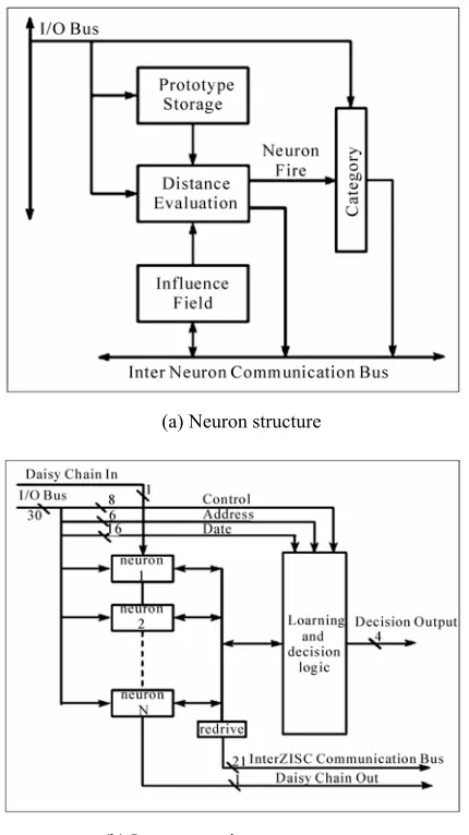 Figure 14. Neuron structure and interconnection among neurons 