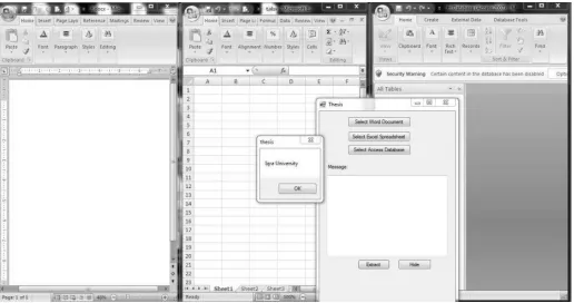 Fig. 3. Before embedding the secret message blank files