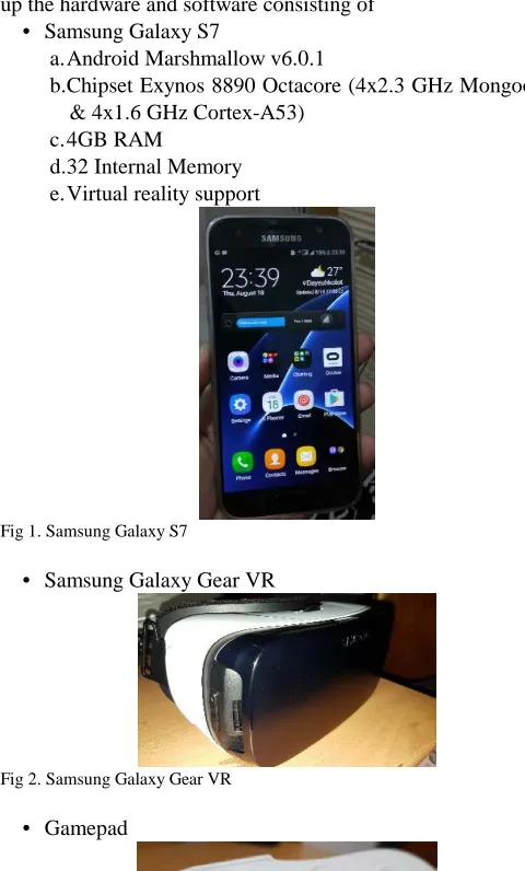 Fig 2. Samsung Galaxy Gear VR  